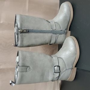 Oshkosh B'gosh, gray riding boots,  size toddler 7